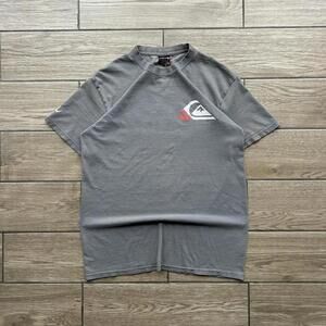 Y2K Grey Quicksilver Surfwear T-Shirt